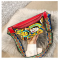 Custom Women Small Colorful Chest Makeup Phone Shoulder Strap Fashion PU Waist Belt Bag with Adjust Shoulder Straps